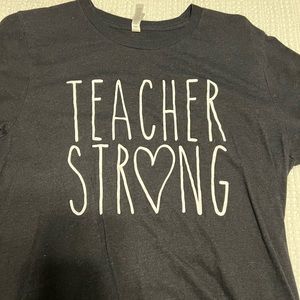 Teacher strong t shirt